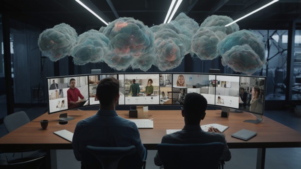 Workspace users leveraging AI-powered video tools like real-time captions, smart summaries, and auto-edited clips inside Google Workspace.