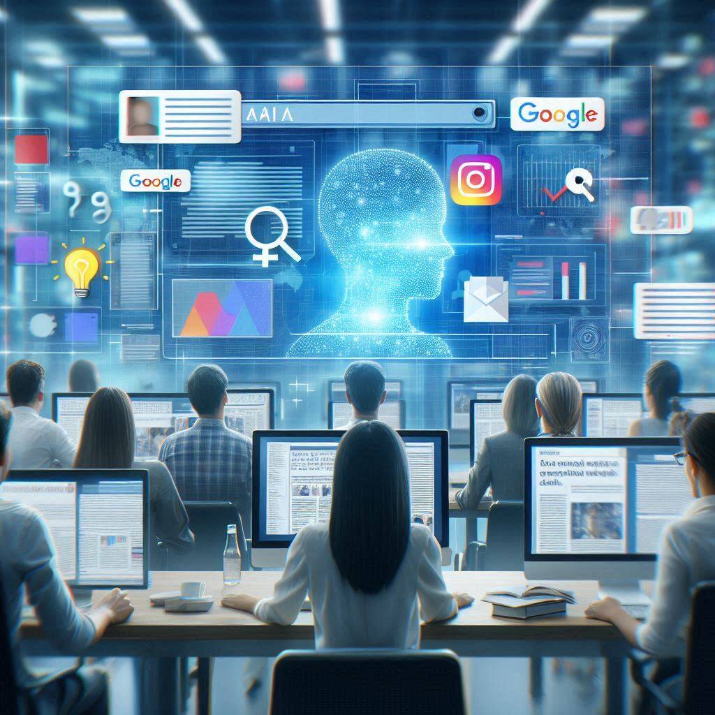  Journalists monitoring news traffic drops caused by AI-powered search results from Google.