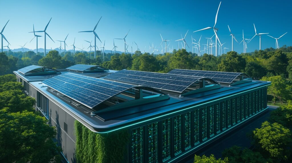 Dell AI Data Centers adopting green technology for energy efficiency.