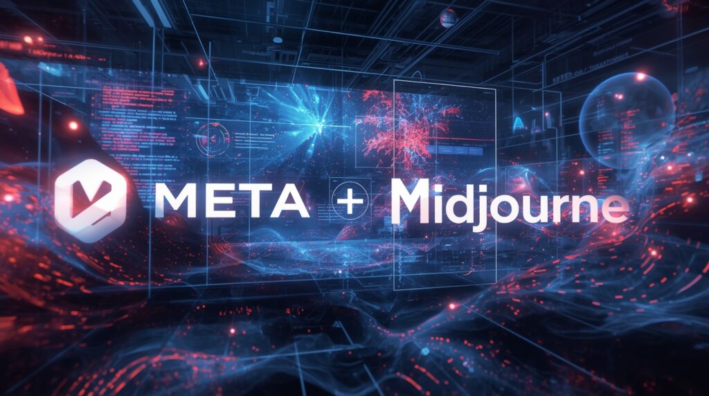 Meta AI partnership with Midjourney creating advanced AI visual tools.