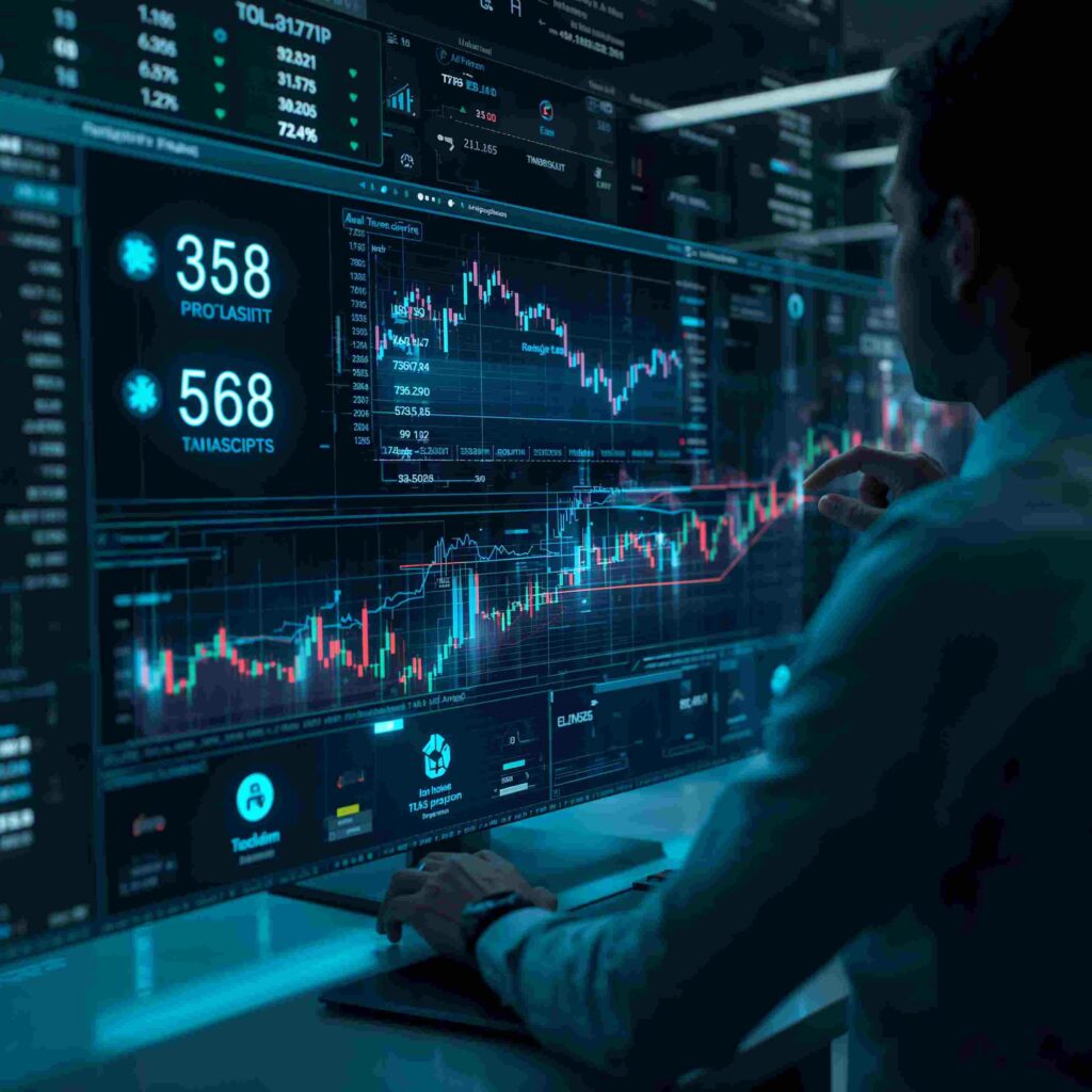 Perplexity Finance AI tool providing live Indian stock transcripts with real-time BSE/NSE data.