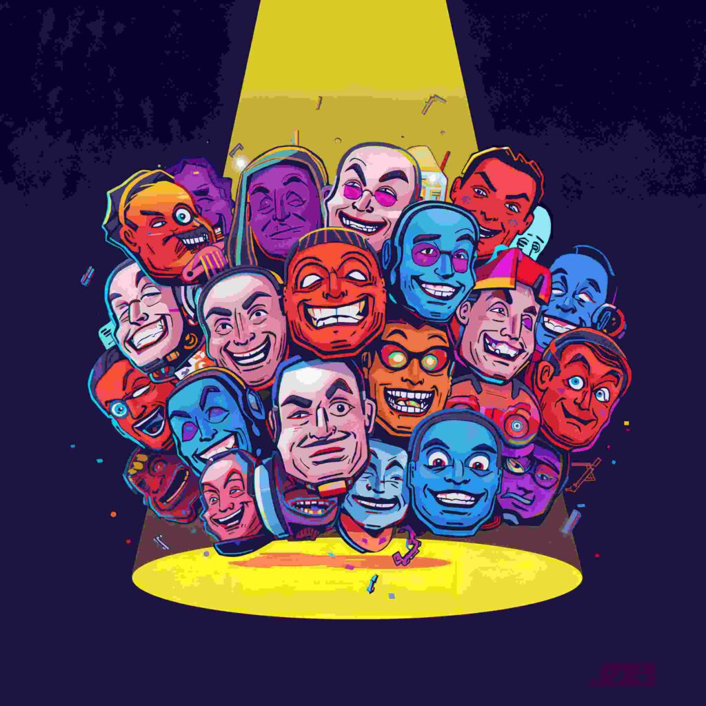 Grok AI personas leak illustration showing exposed chatbot personalities and AI safety concerns.