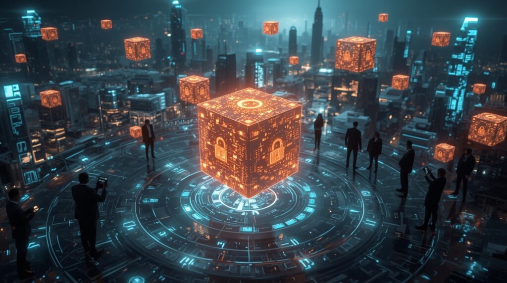 "OpenAI free models reshaping the global AI economy with unlocked modules in a digital marketplace."