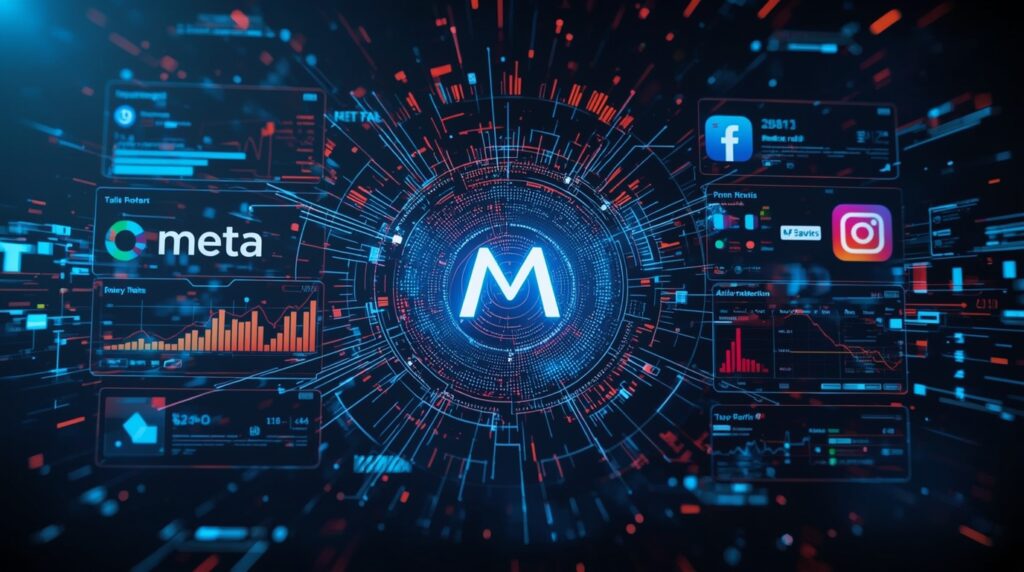 Meta AI-powered ad analytics interface boosting advertising performance