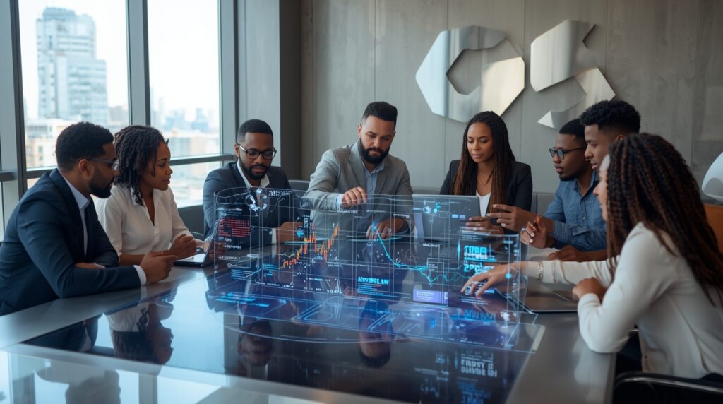 Enterprise professionals leveraging Adobe AI customer experience tools for automation and personalization.