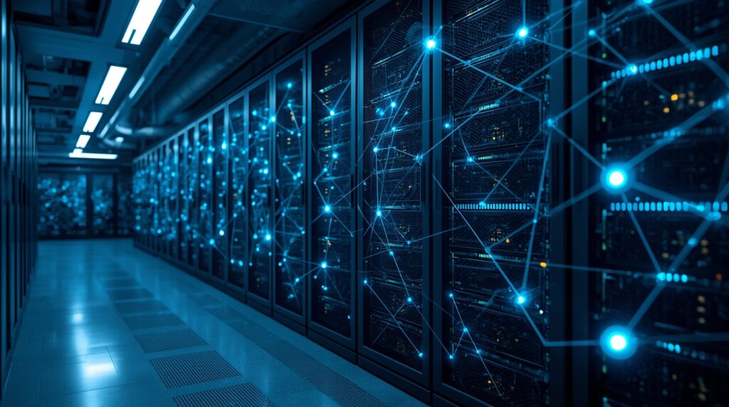 VMware AI strategy data center with integrated cloud and AI systems.