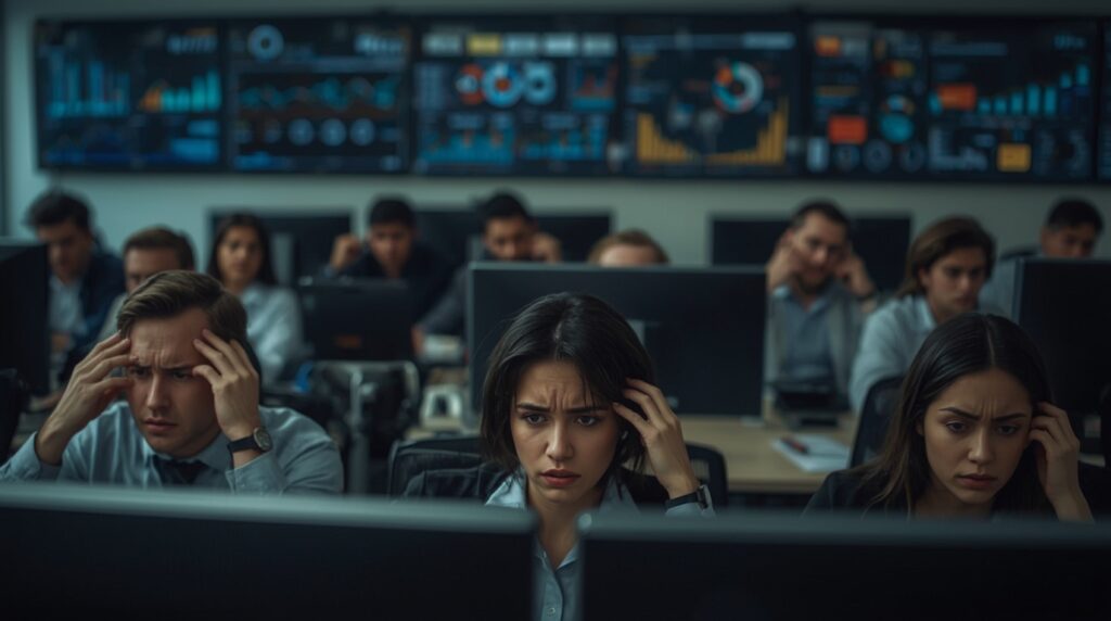 Workers facing inefficiencies from fragmented AI systems.
