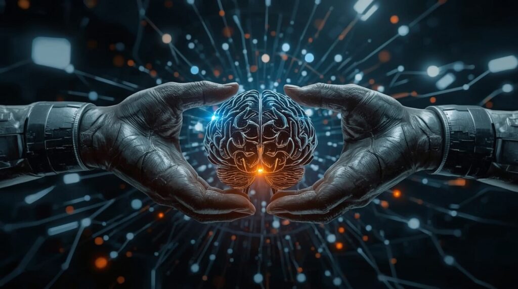 Visual representation of Microsoft’s 27% AI equity stake in OpenAI, symbolizing corporate AI partnerships.