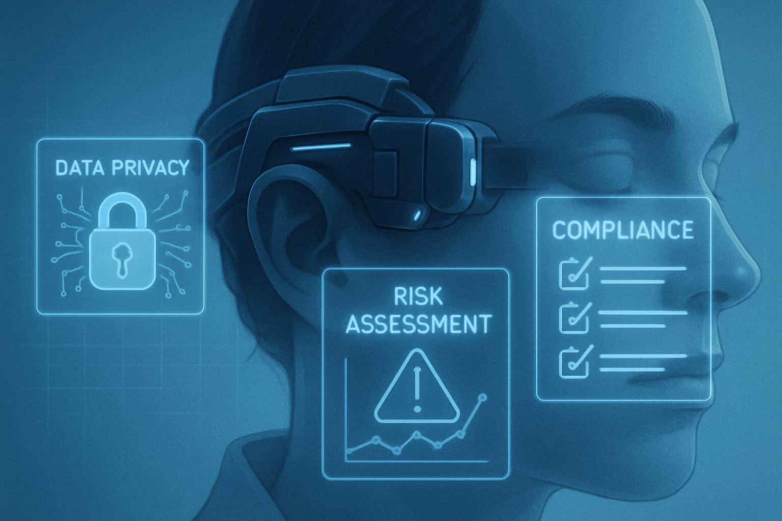 Health Regulation illustrated for AI mental-health device lifecycle and compliance checks