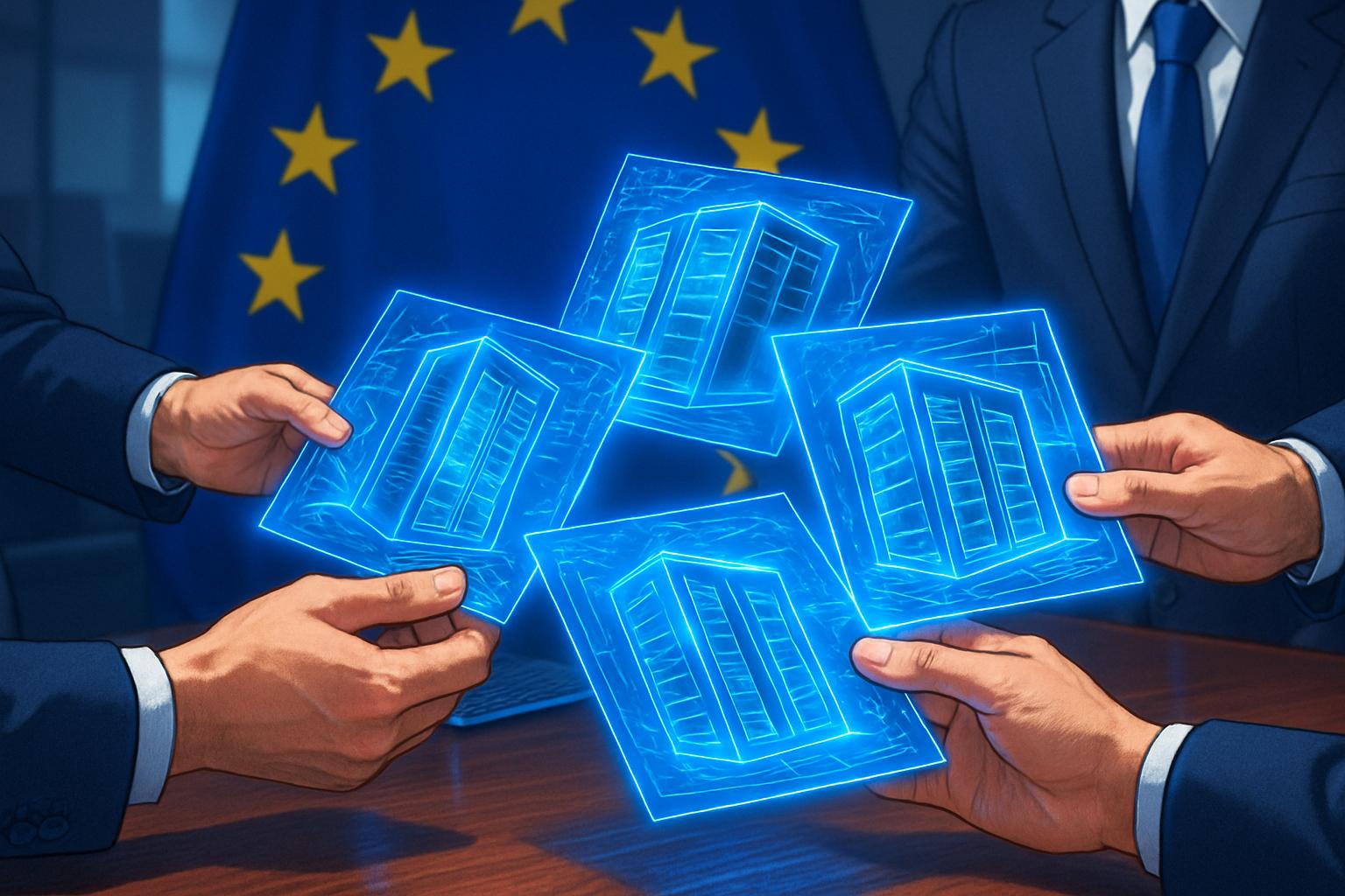 Business leaders collaborate on AI Infrastructure Europe initiatives.