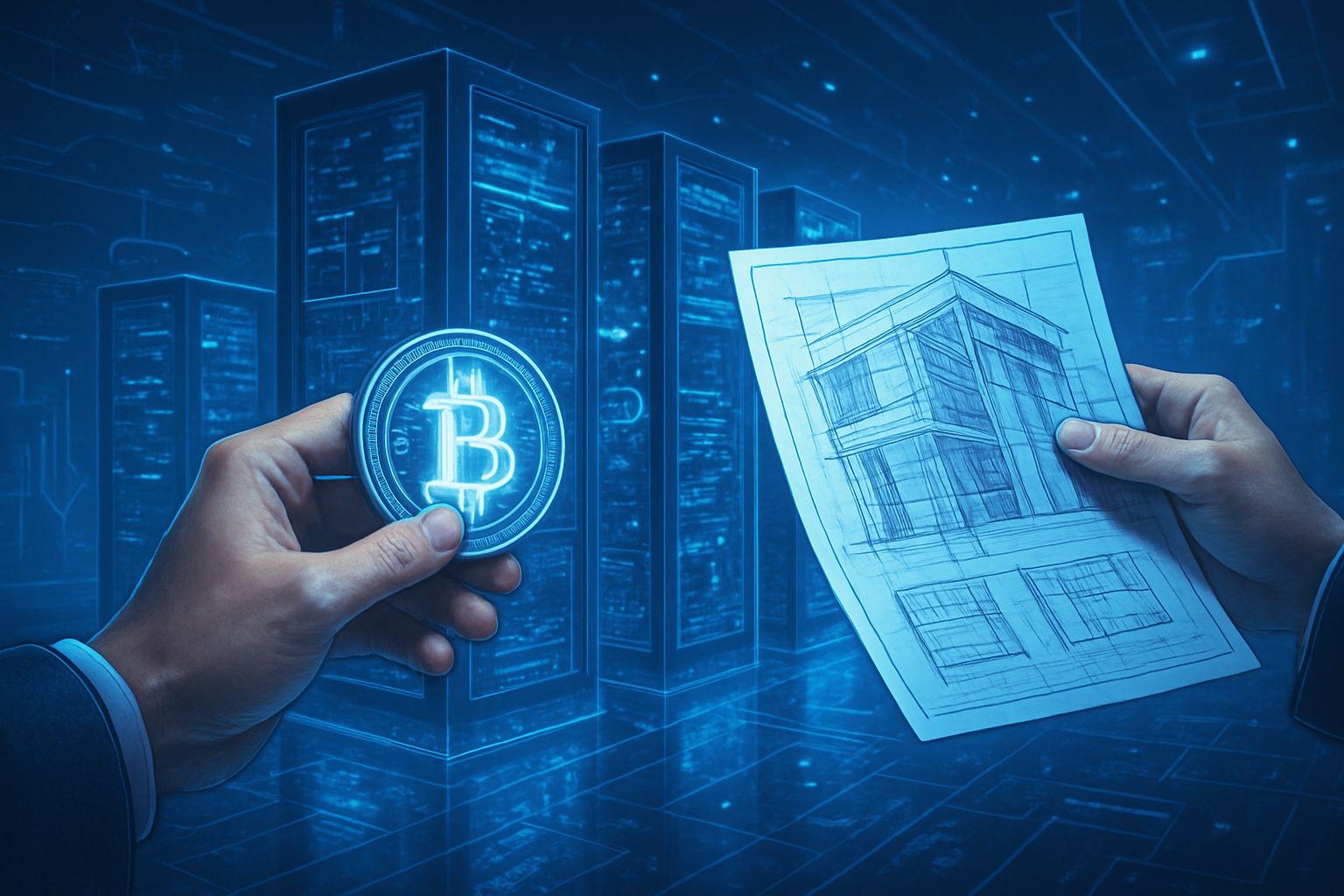 Financial transactions fueling AI infrastructure investment in modern data centers.