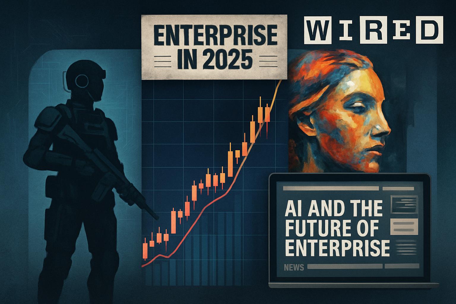 AI media collage representing Media Special themes for 2025