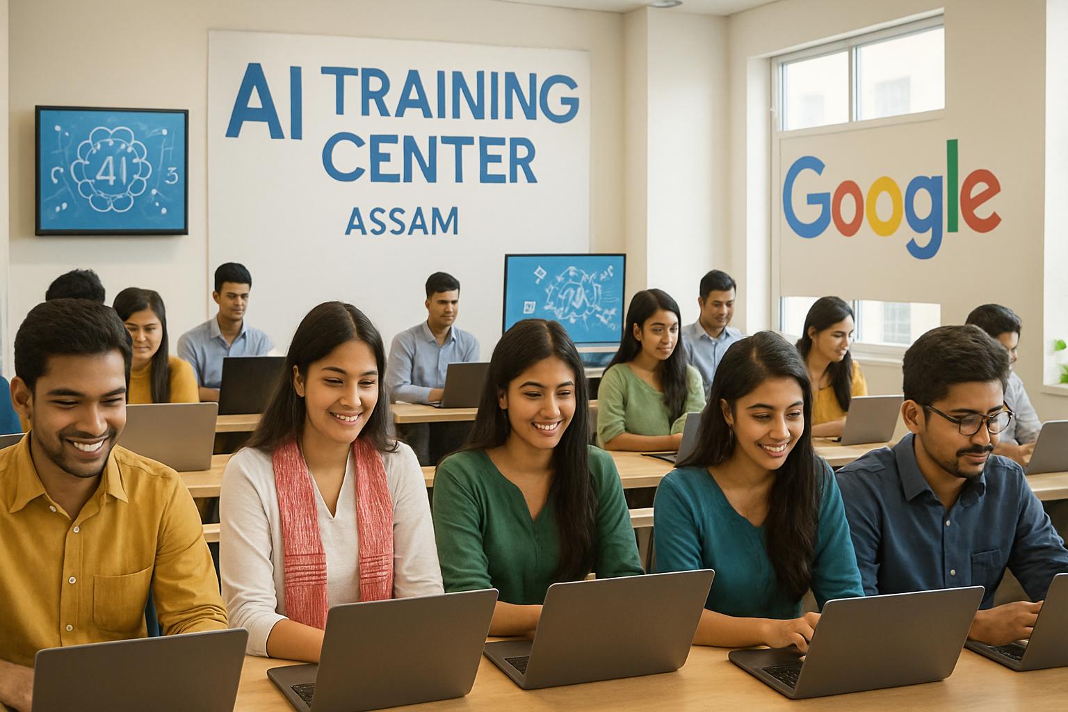 Government AI Partnership workforce skill training in Assam with Google support.