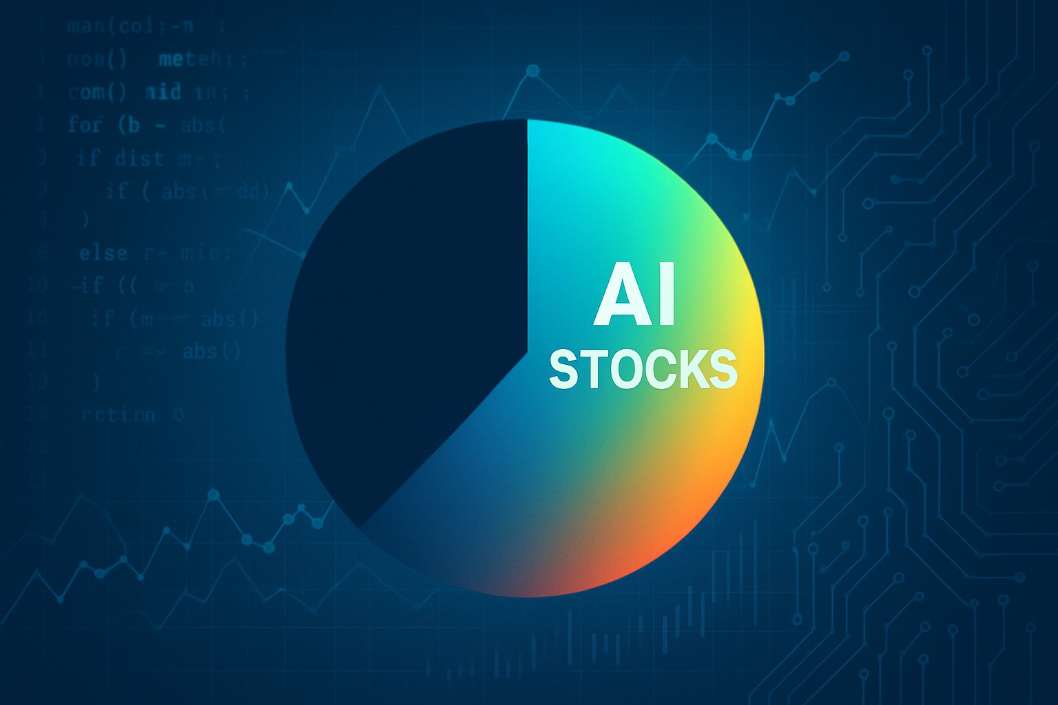 Market Analysis infographic showing AI stocks driving half of S&P 500 growth.