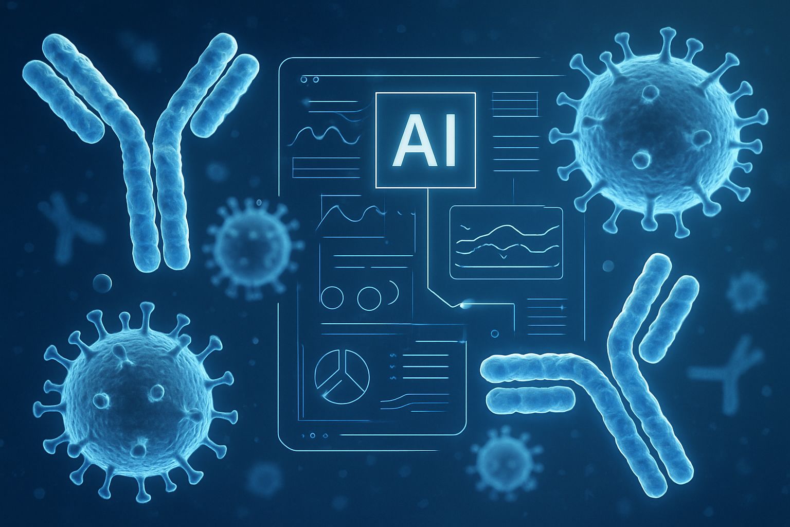 Antibody analysis using AI cryo-EM in Biomedical Research.
