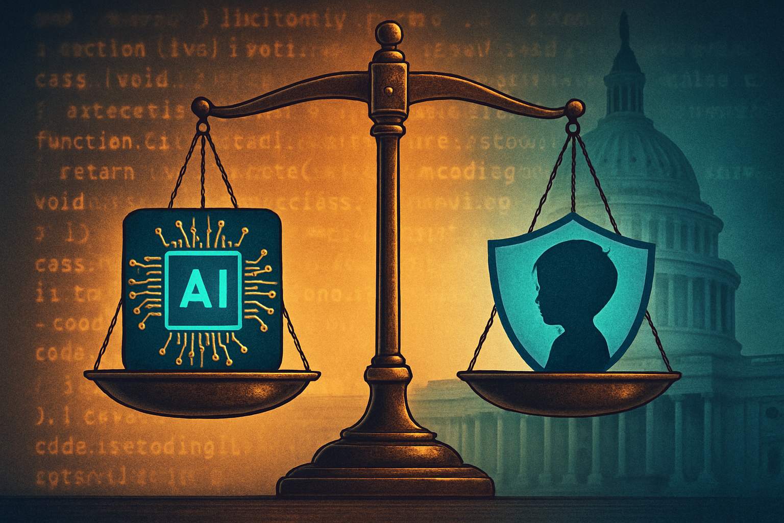 Legislative Strategy balancing AI technology and child online safety