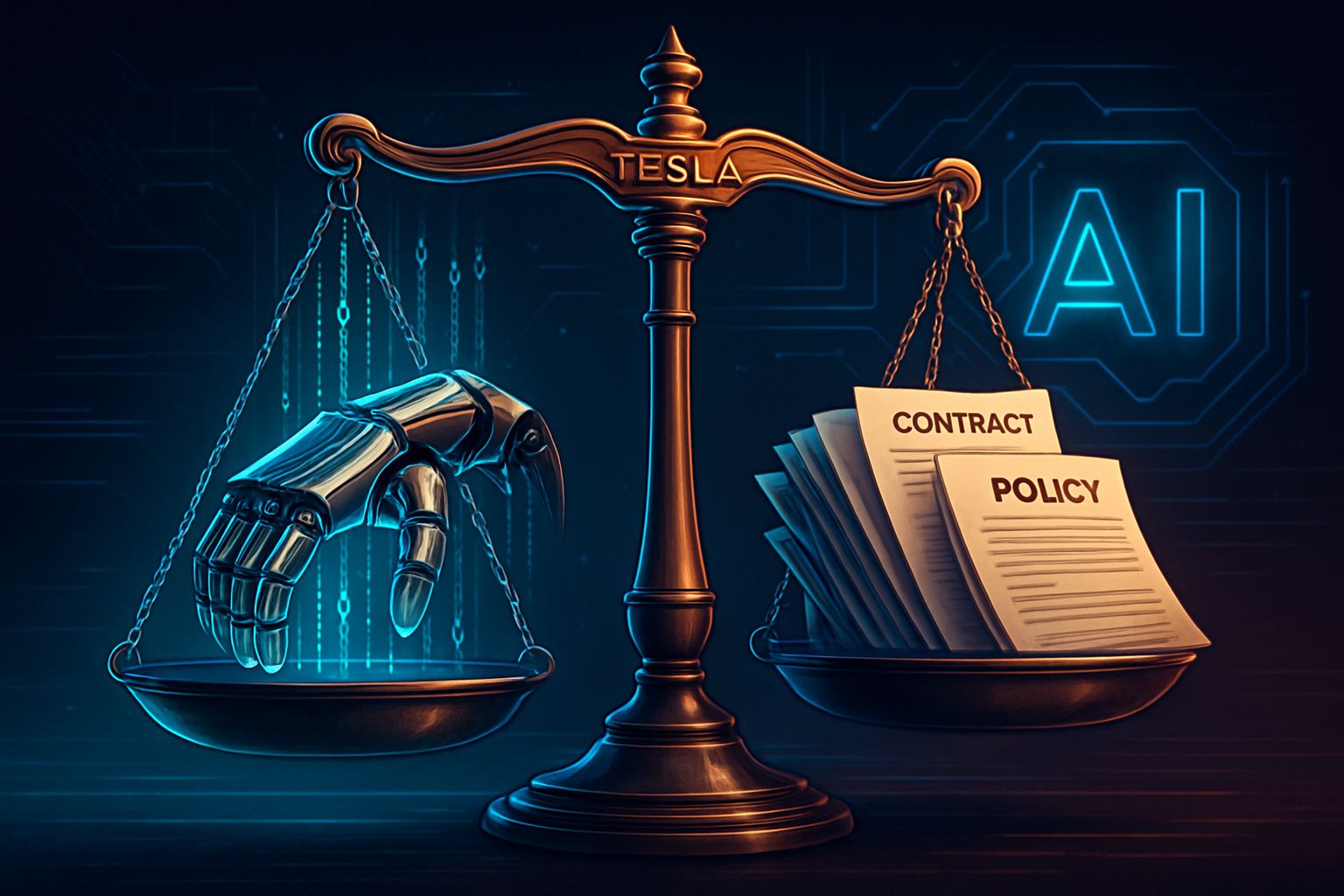 Balancing AI Corporate Governance between technology and policy at Tesla.