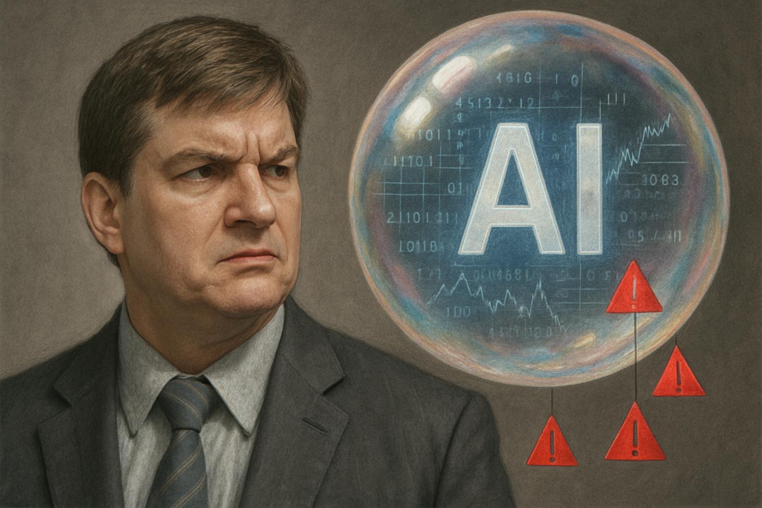 Michael Burry scrutinizes AI Valuation Bubble with financial warning flags.