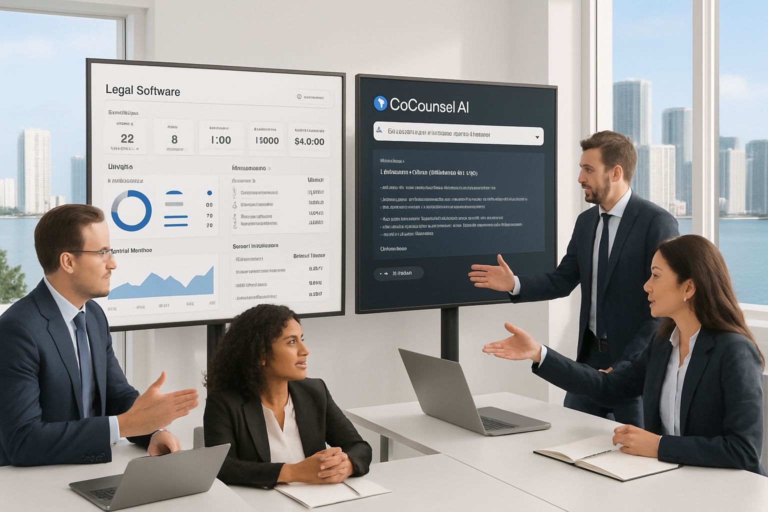 Legal Tech collaboration using CoCounsel AI at Miami Public Defender’s office.