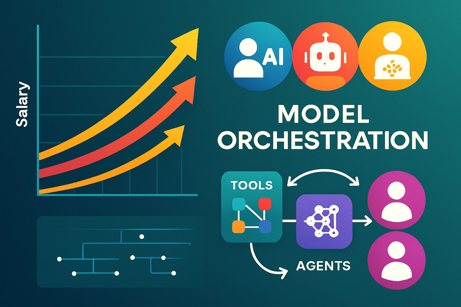 Infographic: context engineering roles, salaries, and AI orchestration trends