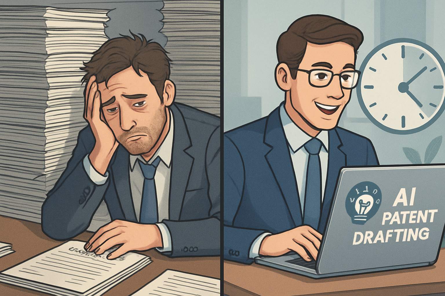 IP AI tools drastically reduce patent drafting time for legal professionals