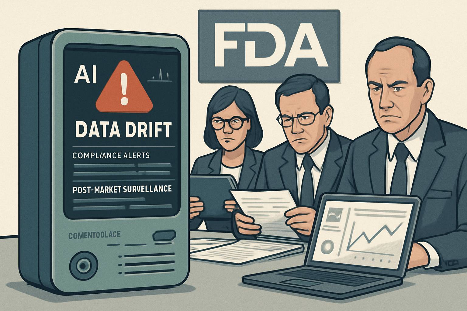 Health Regulation enforces data drift monitoring in AI-powered medical devices.