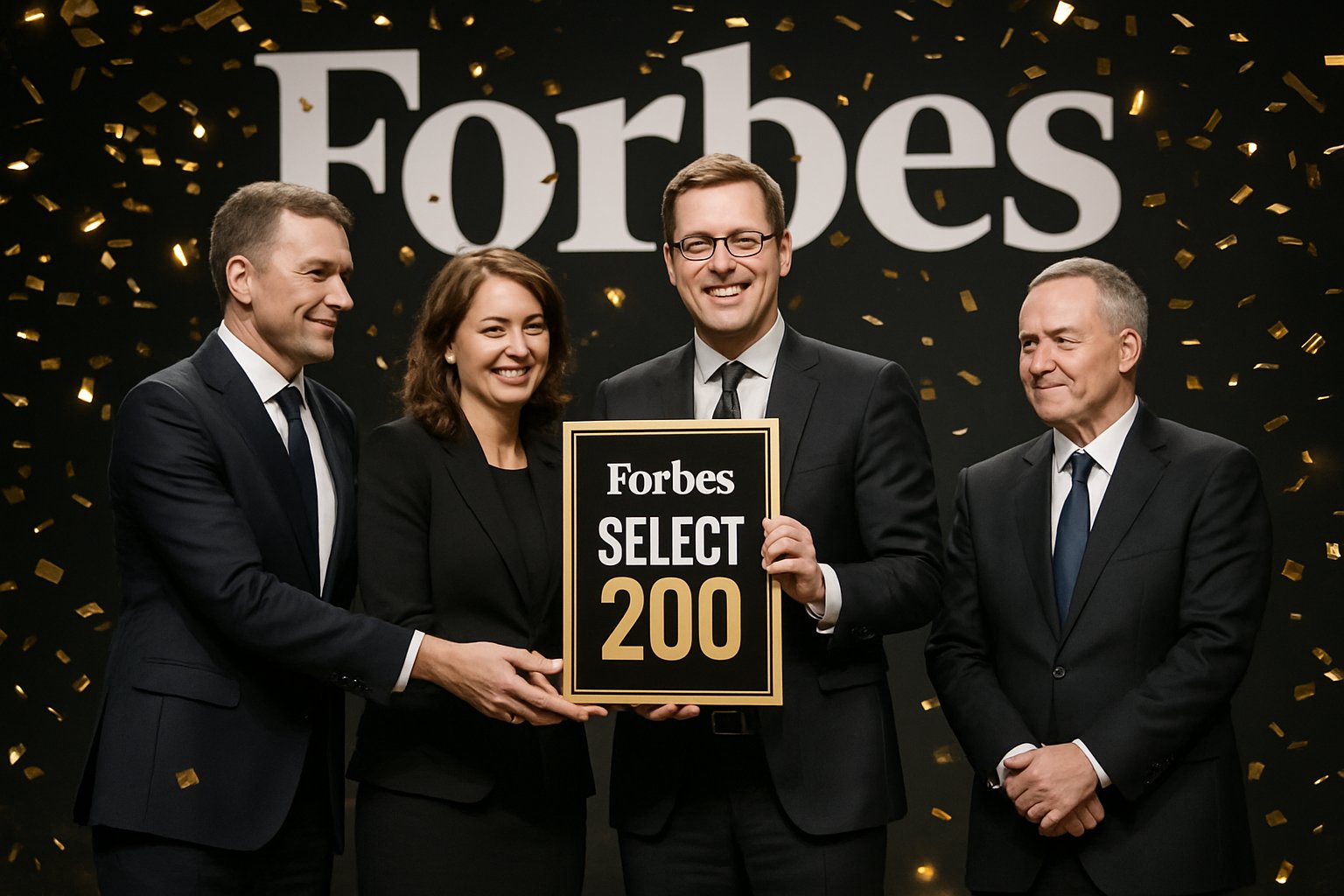 Strategy Consulting firm StrategyStack receives Forbes Select 200 award at ceremony.