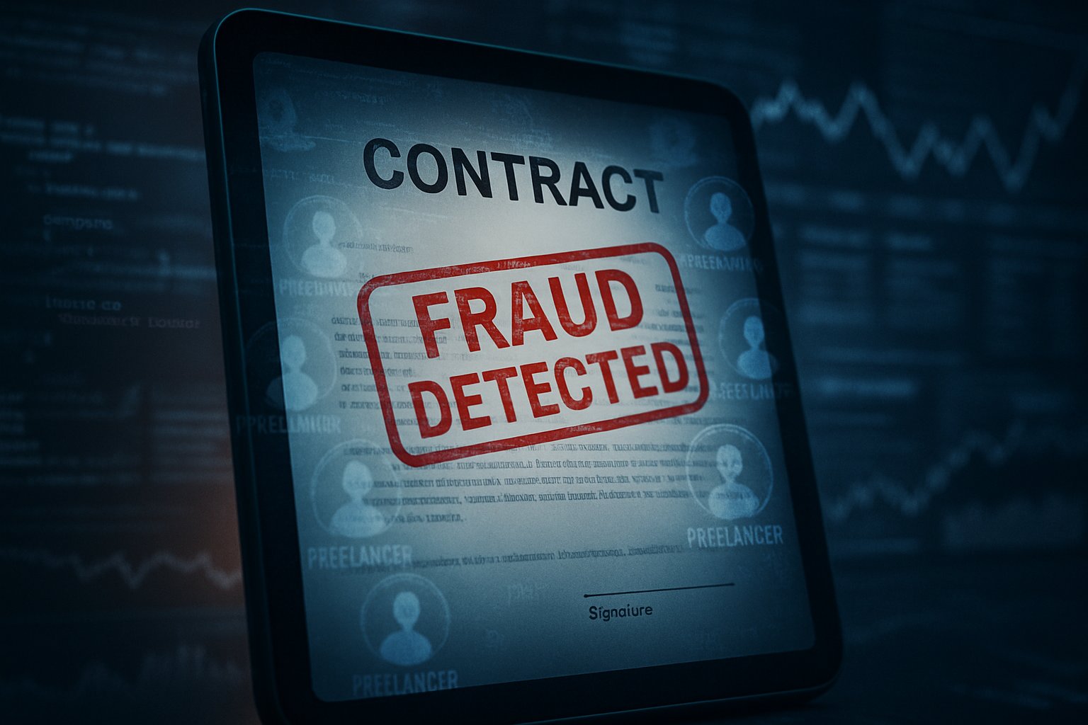 Digital contract marked fraud highlights media integrity concerns.