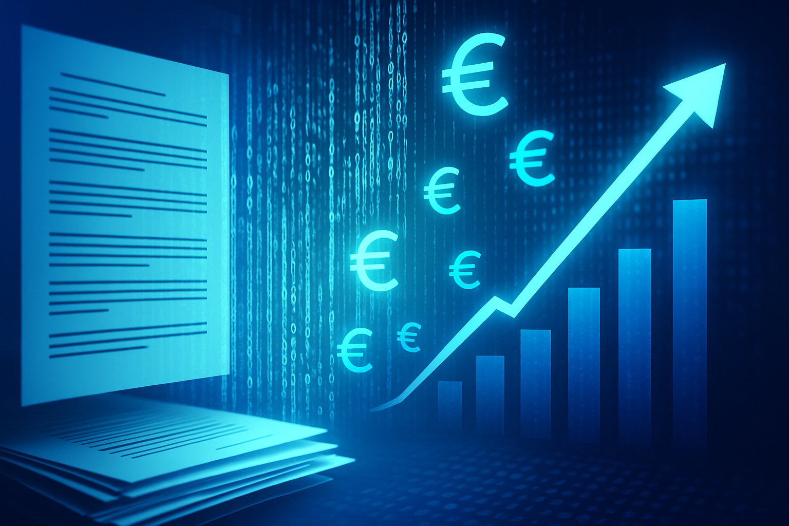 Visual of VC Funding enabling AI-powered document automation