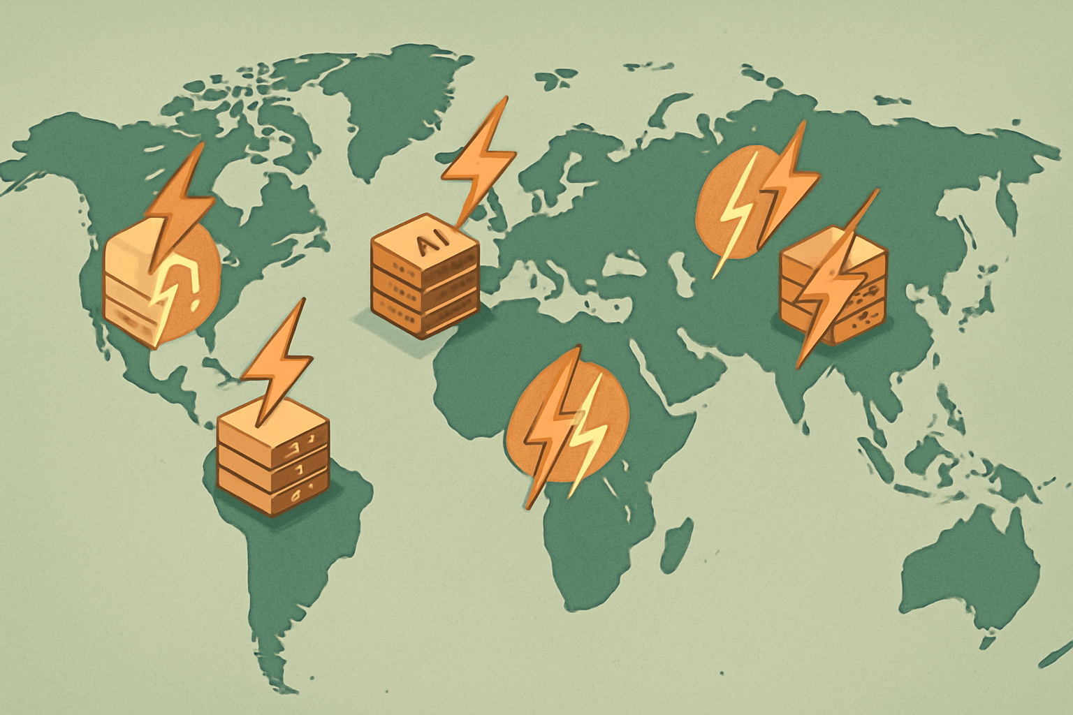 Grid delays contribute to AI hardware shortages in global technology hubs