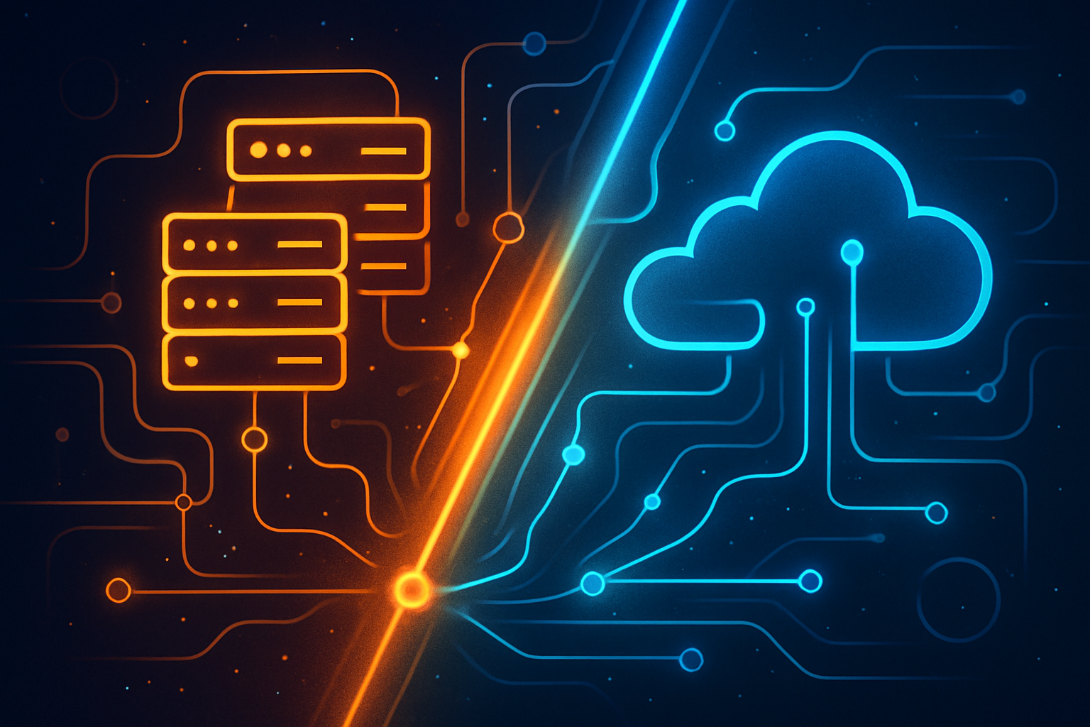 Hybrid control plane concept among macro tech trends showing enterprise evolution.