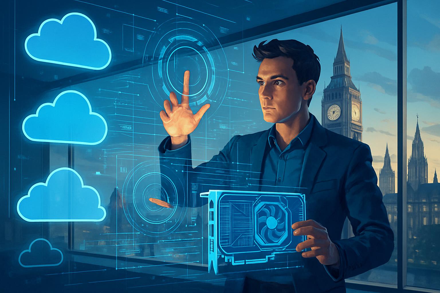 Agentic AI startup founder leveraging Microsoft and NVIDIA resources in the UK.