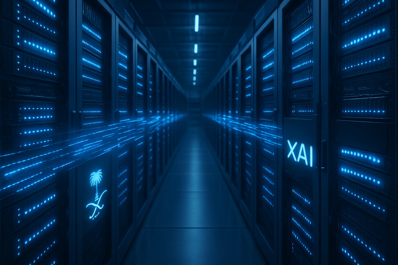 Hyperscale GPU datacenter illustrating sovereign AI deployment initiative.