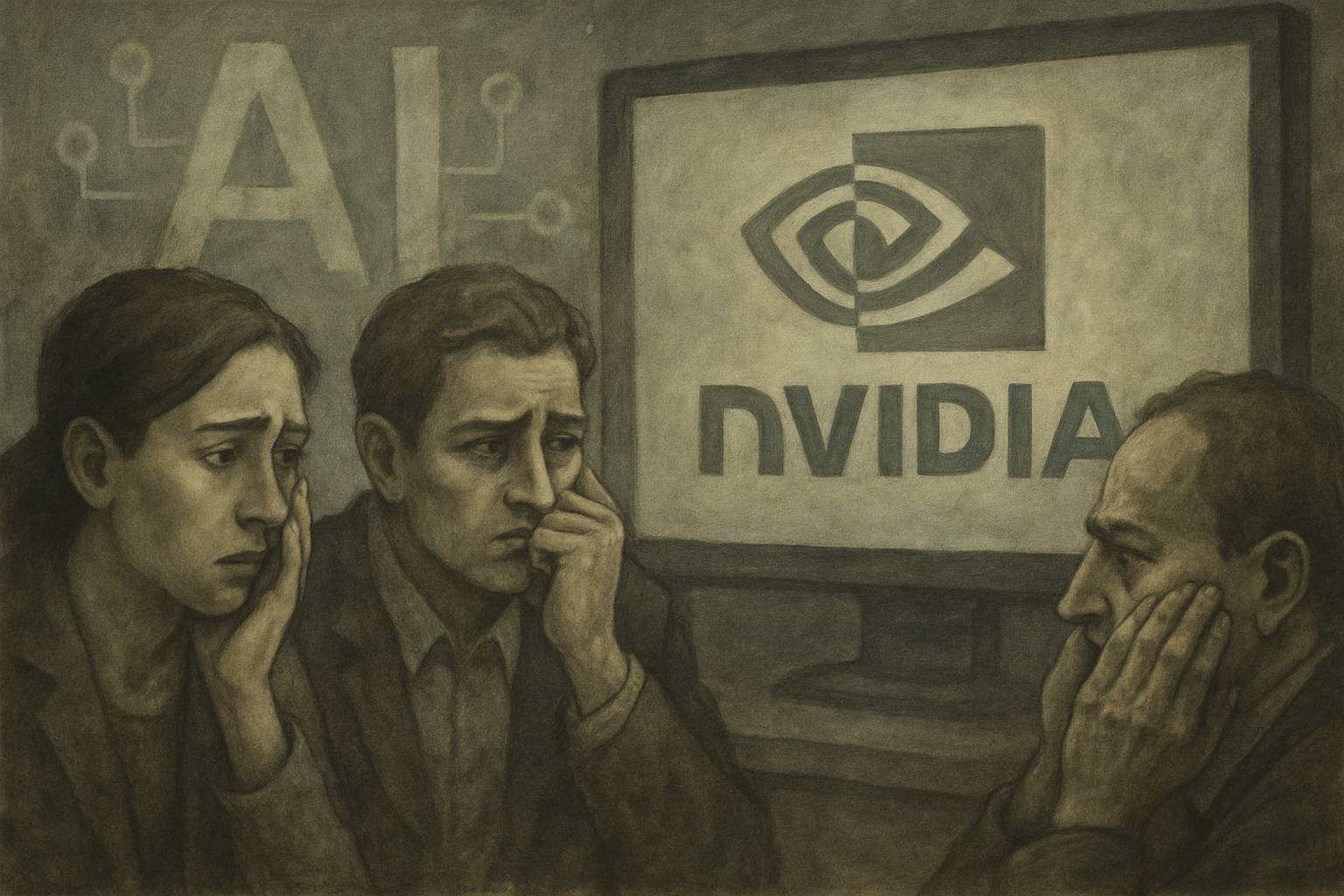 Investors respond to AI market sentiment shift and Nvidia news.