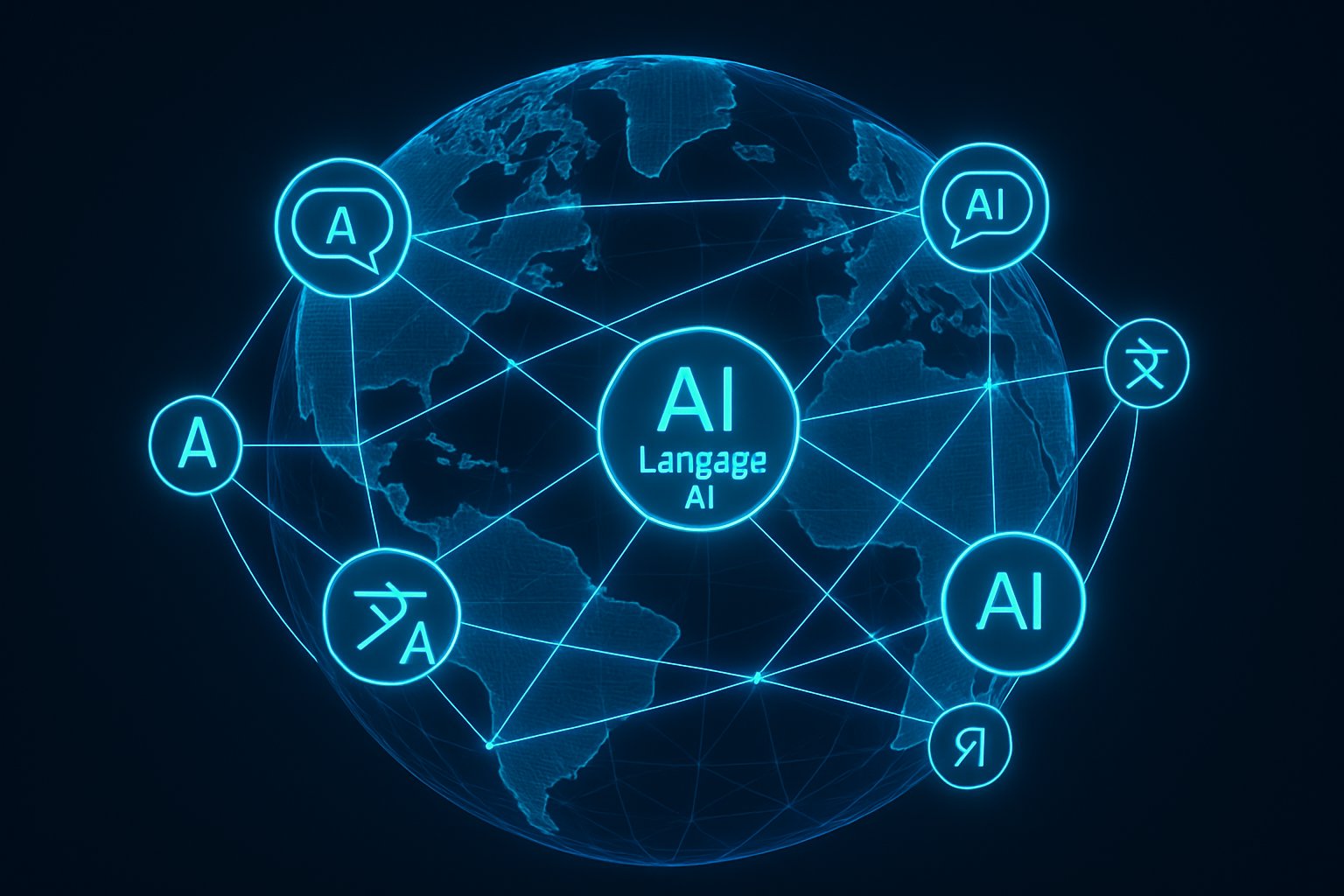 Language AI connects world languages via real-time digital translation networks.