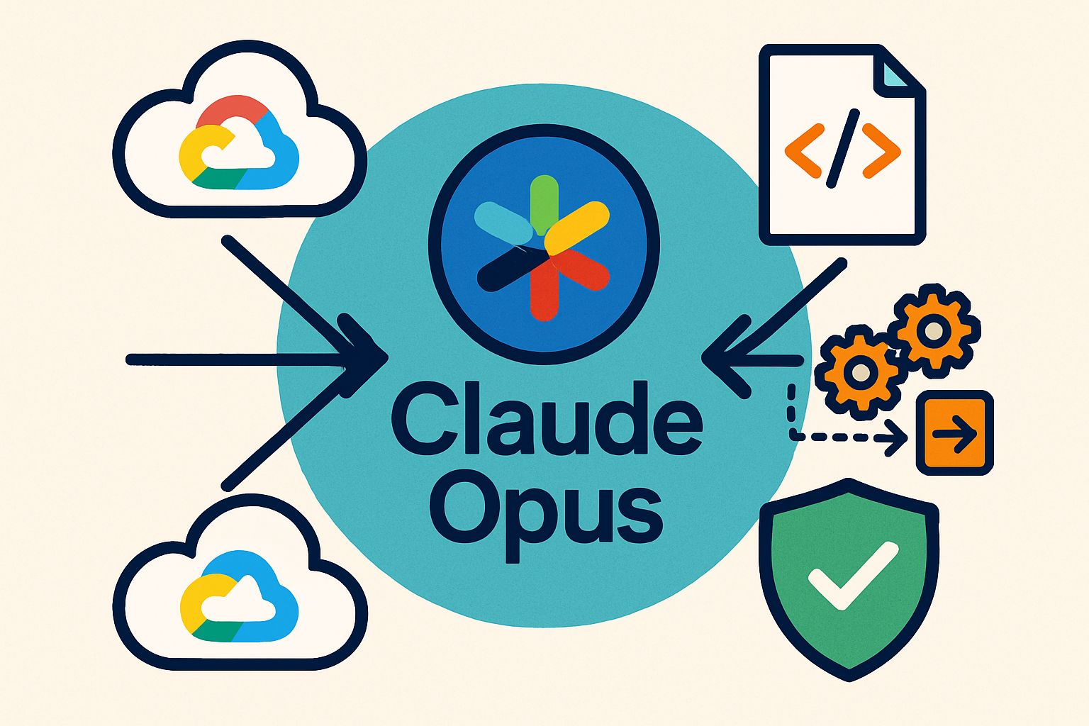 Claude Opus connecting clouds, automation, and secure workflows