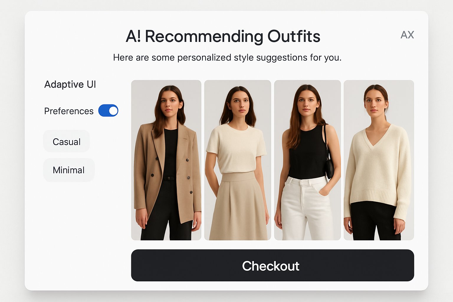 AI Style Intelligence personalizing online fashion selections and recommendations.