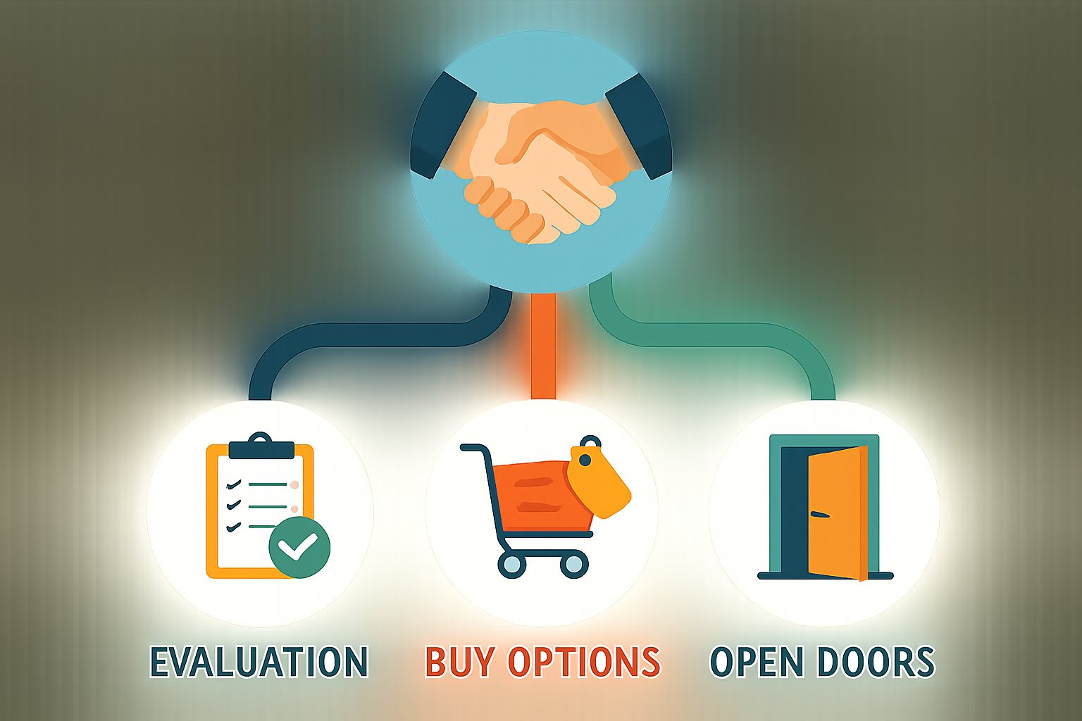 Infographic showing partnership flexibility in the OpenAI-Foxconn model.
