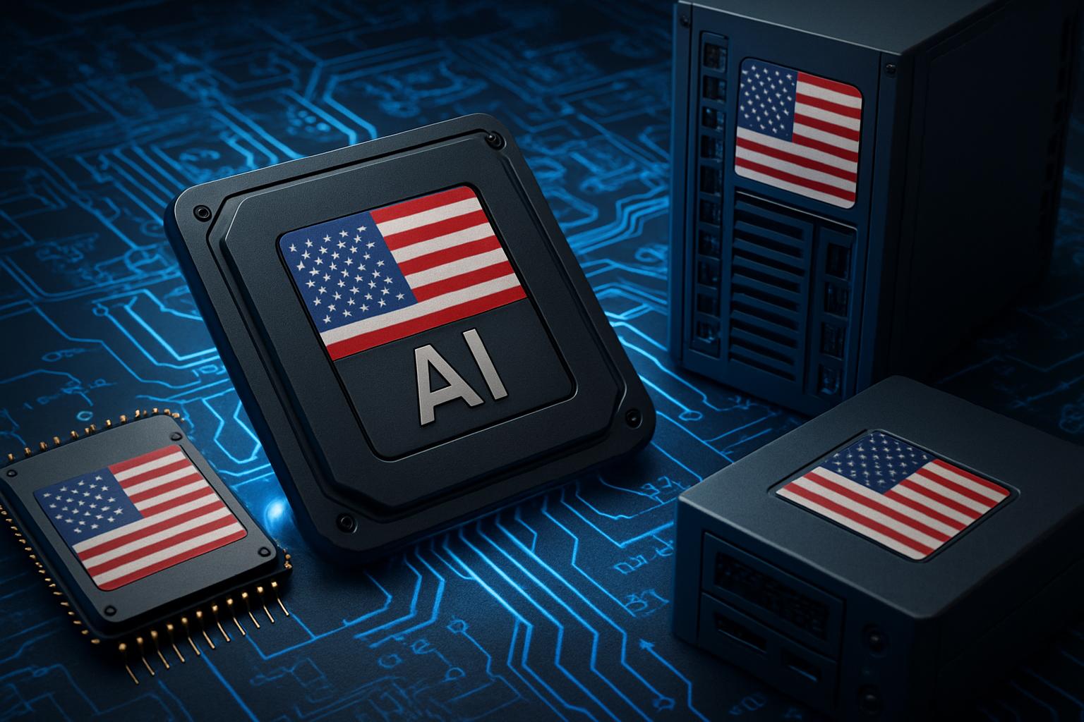 AI hardware and microchips emphasize AI hardware sovereignty with an American focus.