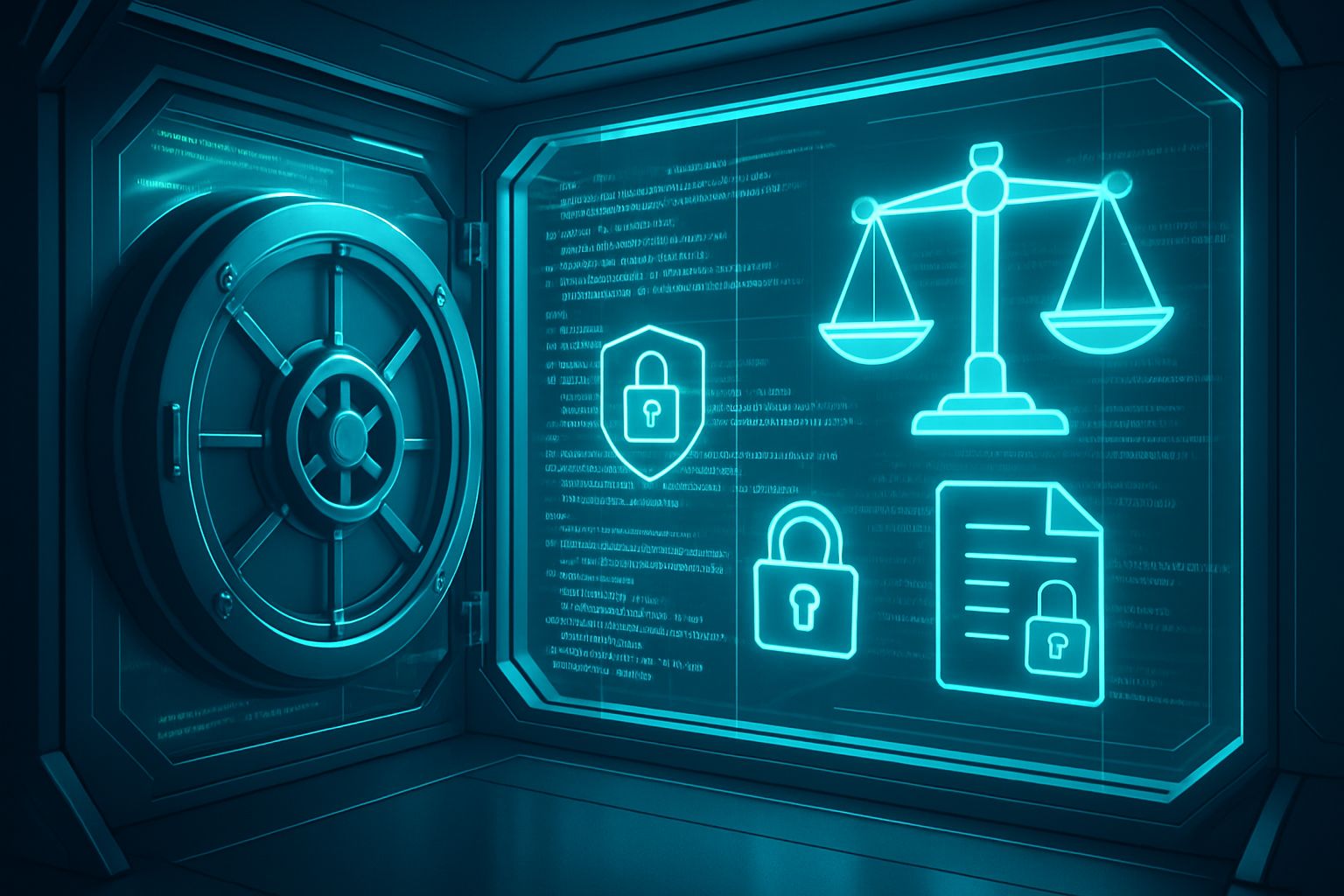 Vault of de-identified ChatGPT logs during AI Transparency Audit for accountability.