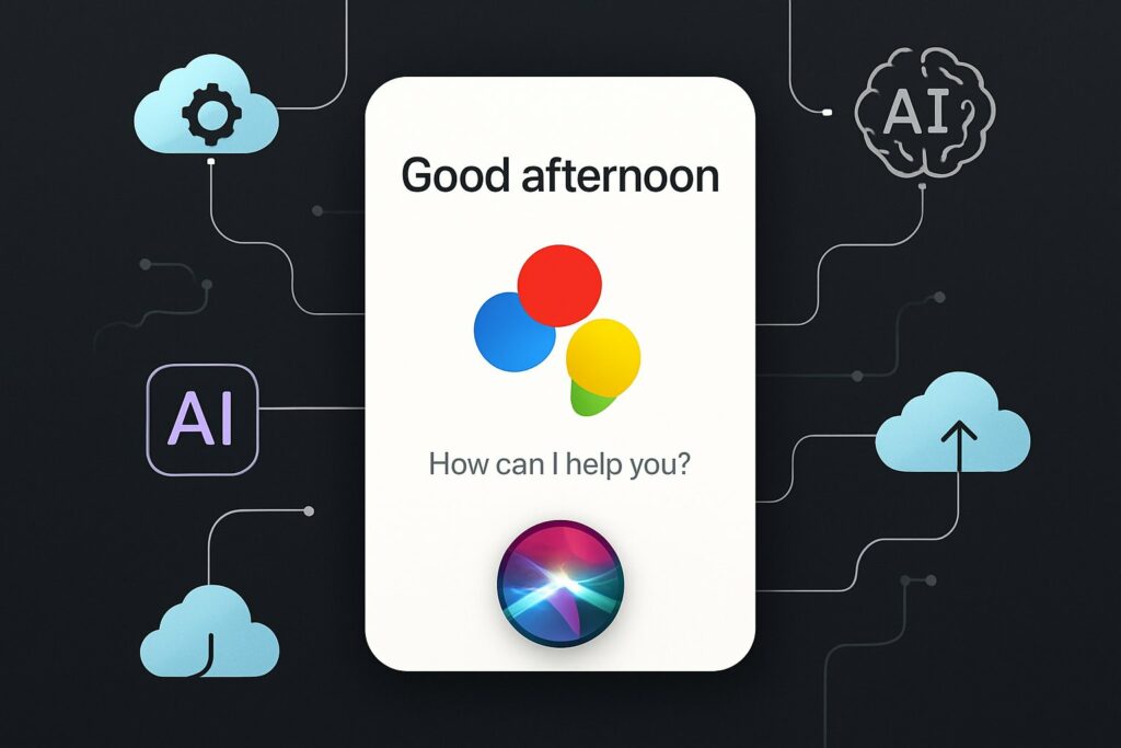 AI voice assistant deal impact on Siri interface with Google integration