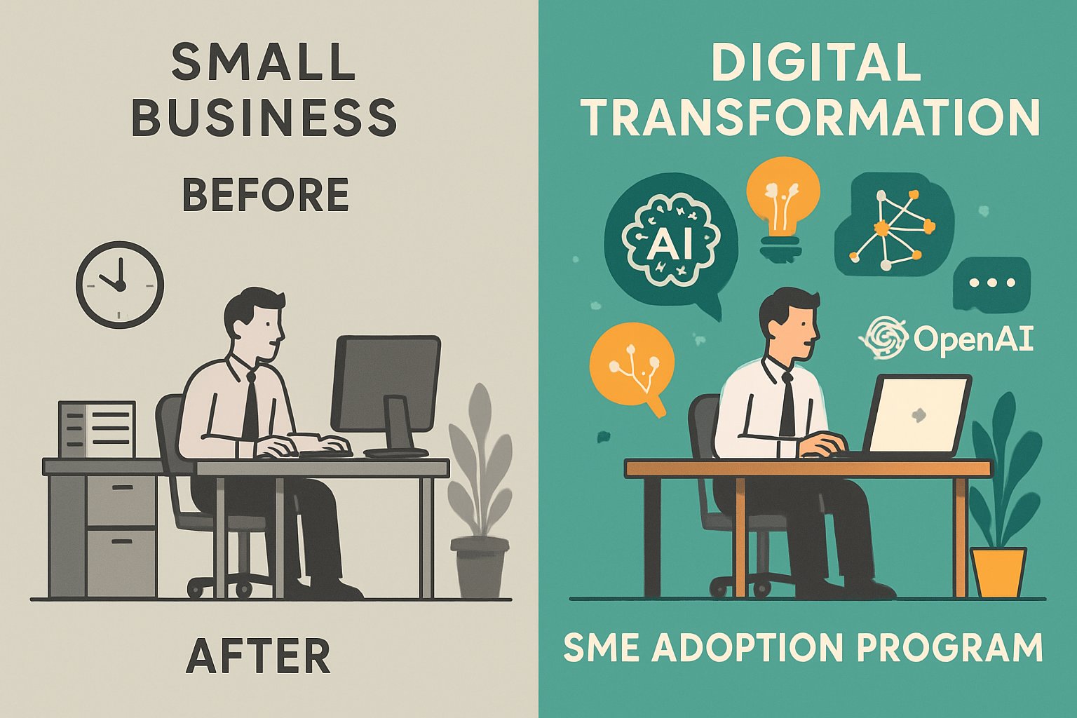 SME adoption program supports small businesses transforming with AI tools from OpenAI.