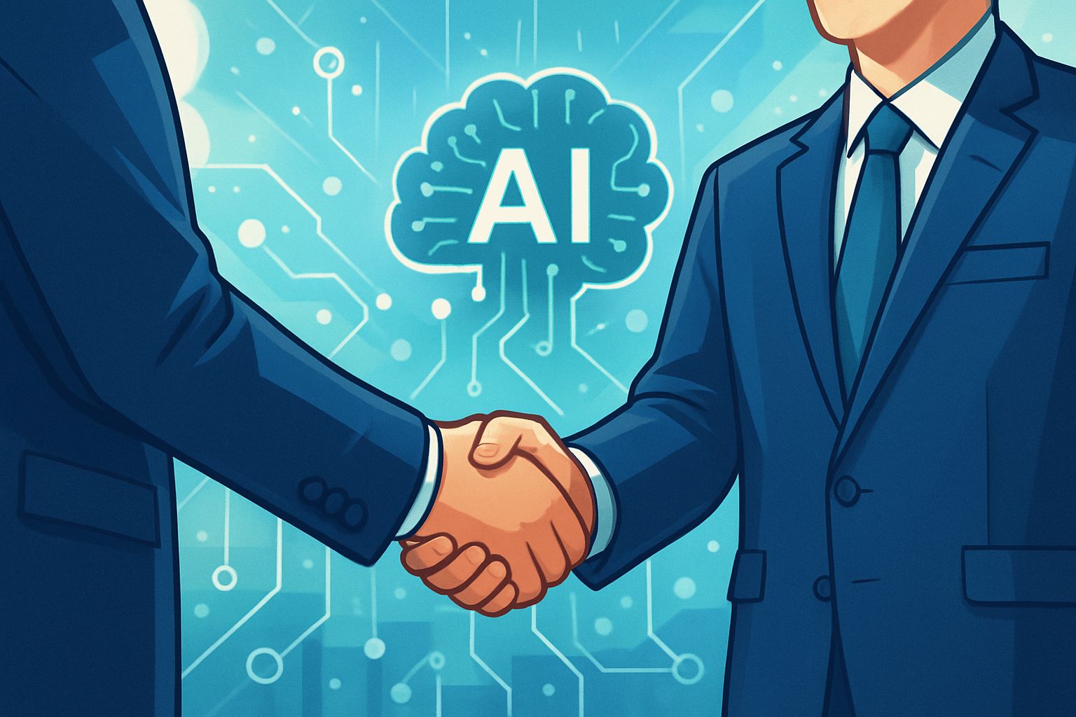 Handshake symbolizes governance strengthening as new leader joins C3.ai board.