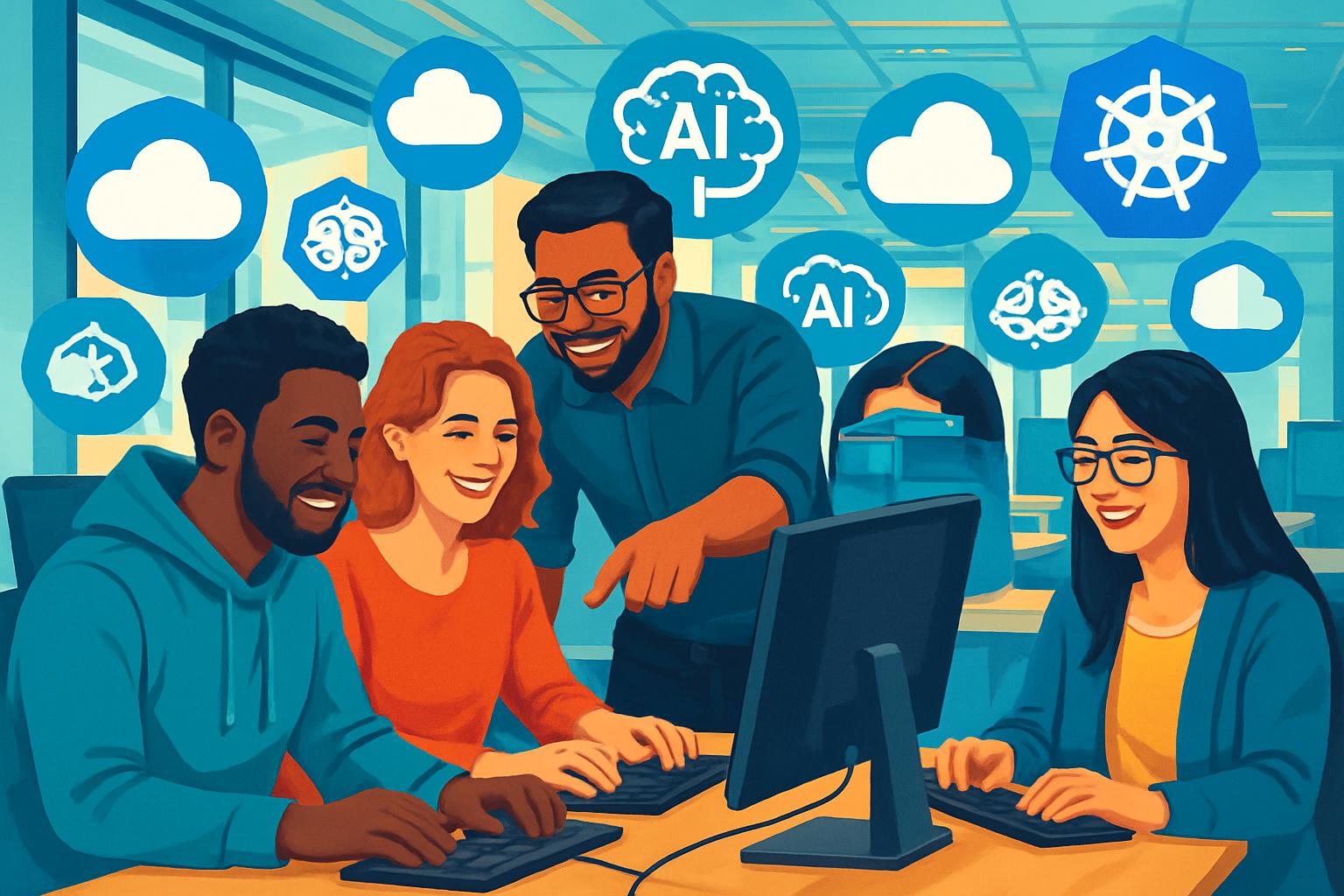 Cloud Native AI teamwork drives innovative solutions in Kubernetes environments.