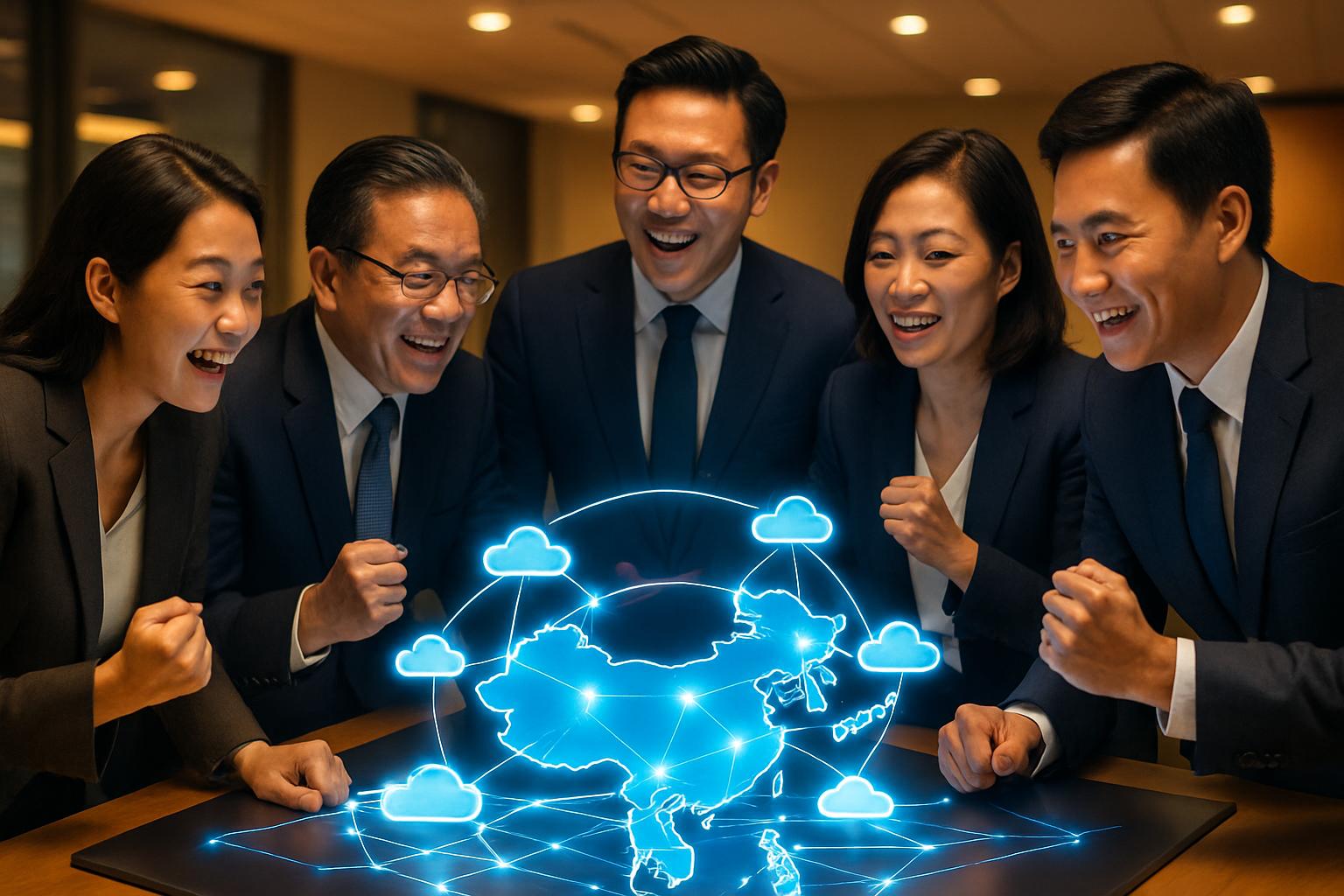 Thai enterprise leaders discussing Asia Adoption with Google Cloud technology.