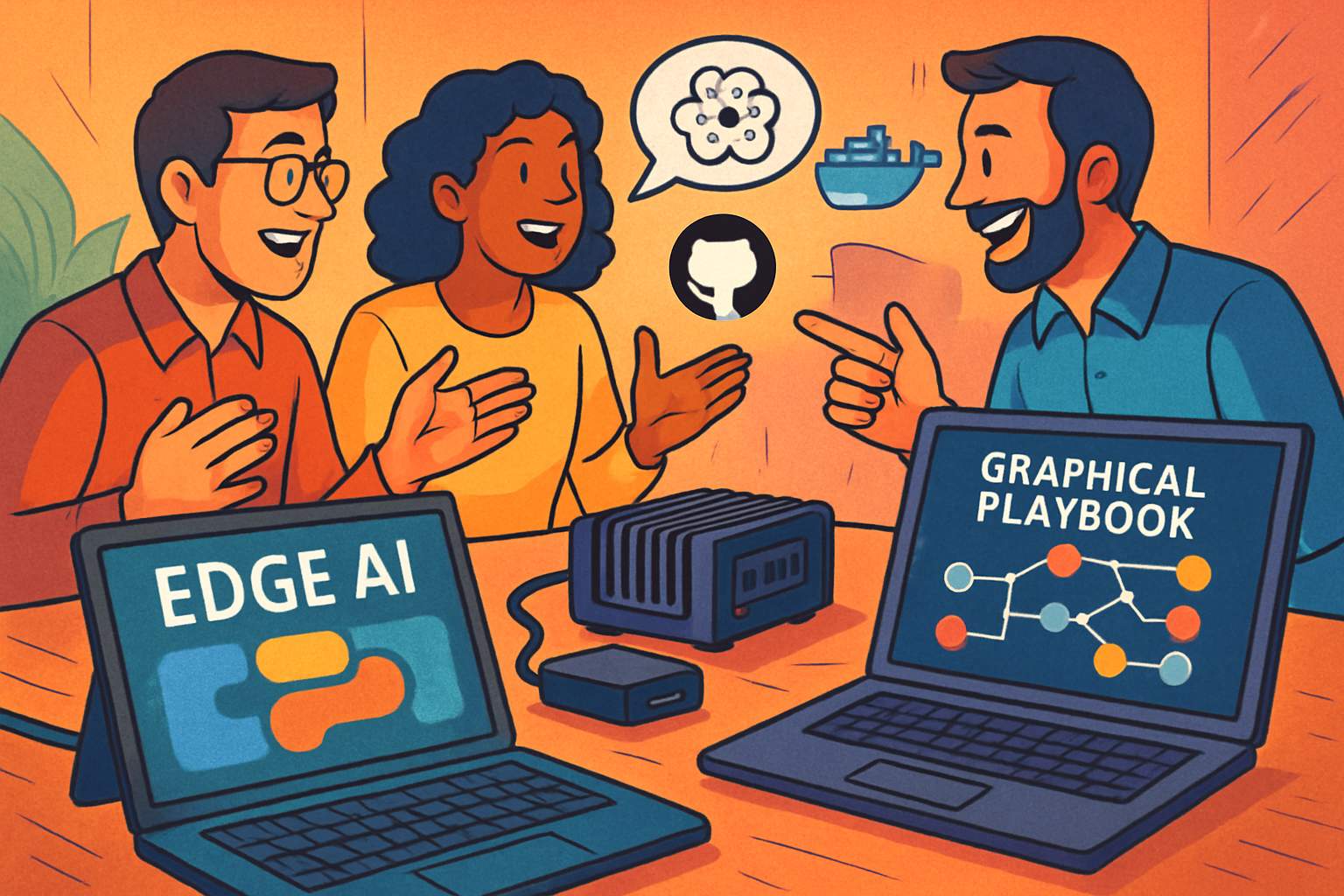 Edge generative AI tooling and playbooks for offline deployments