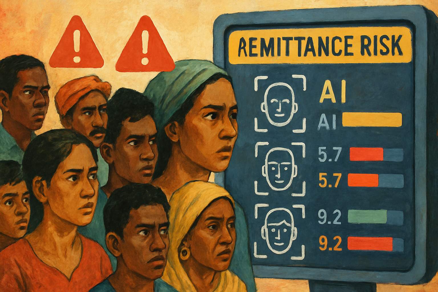 Algorithmic Bias in AI remittance risk systems unfavorably screening individuals from the Global South.