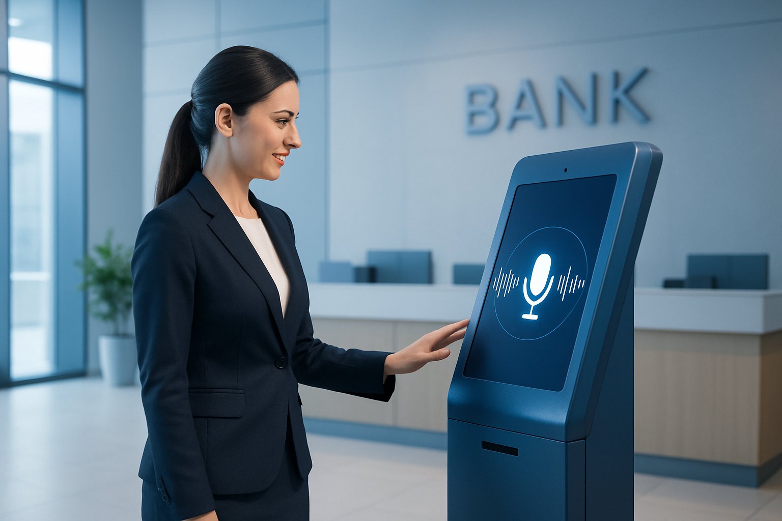 vertical AI specialization for financial sector voice transactions in a modern bank