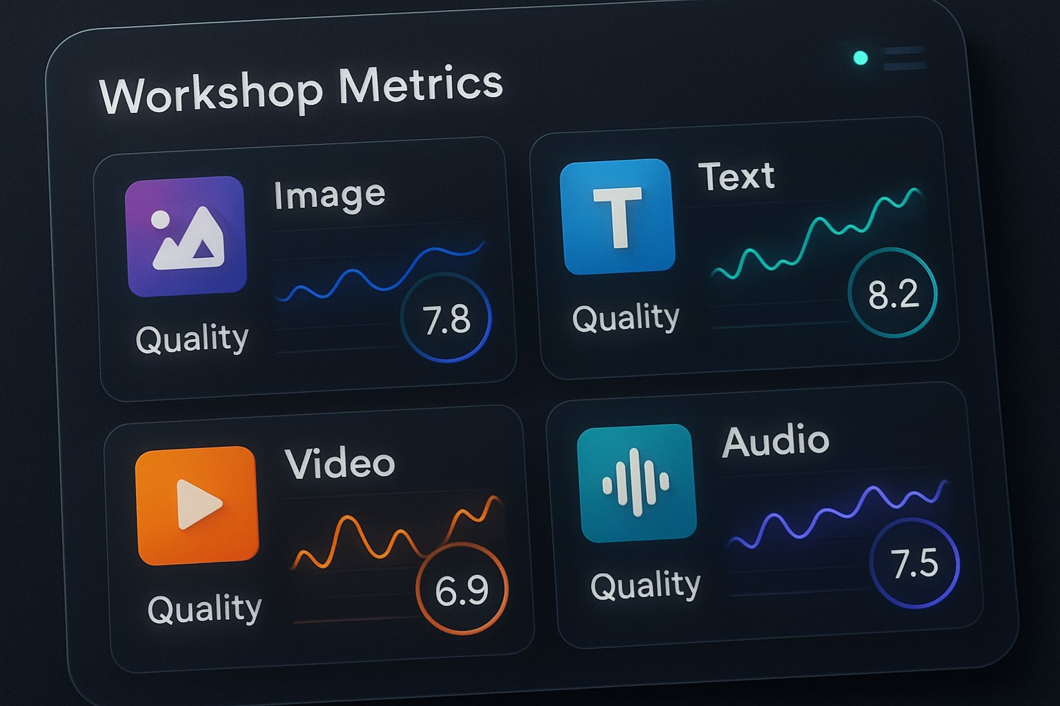 Dashboard of workslop metrics for AI-generated slop detection.