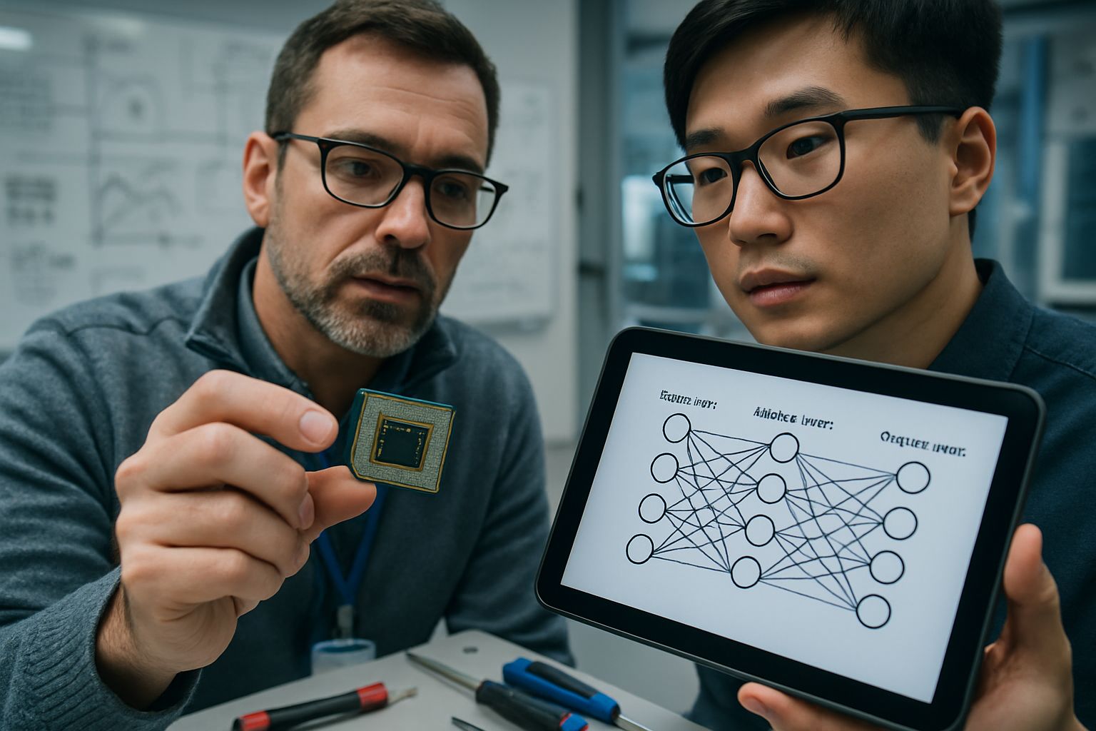 AGI Leadership guiding innovation with custom silicon and AI development.